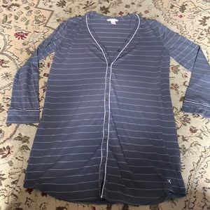 Victoria’s Secret Soft Cotton Button Down Sleep Shirt